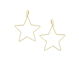 Gold Dipped Star Earrings