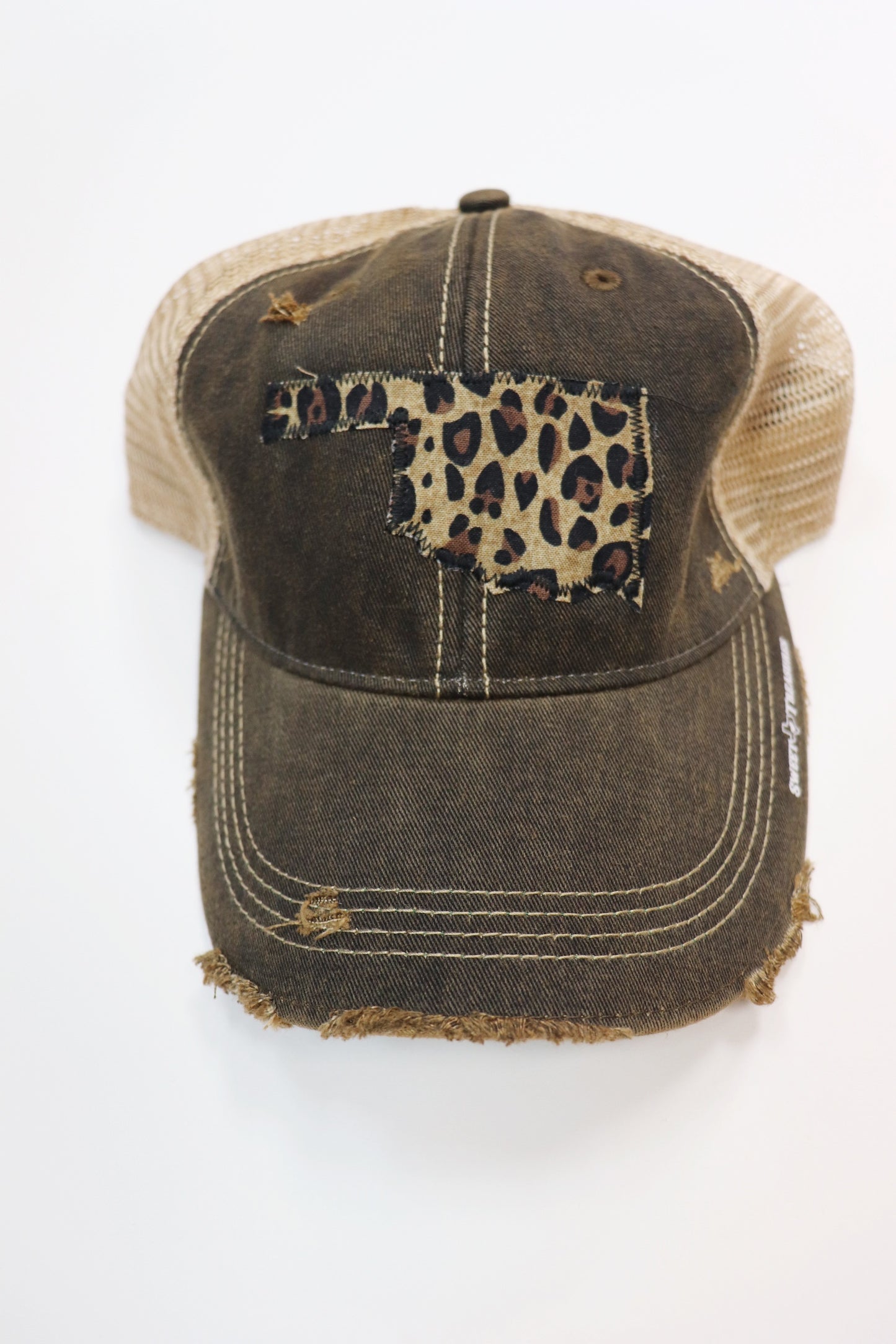 Leopard Dirty Trucker Hat