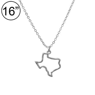 Texas Outline Necklace