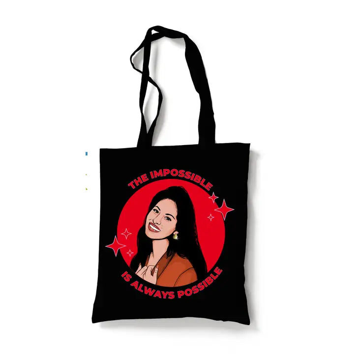 Last Call Selena Canvas Tote Bag
