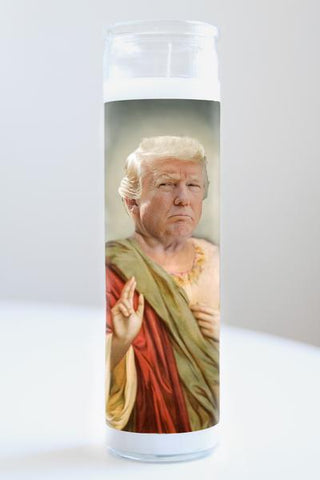 Last Call Sad Donald Trump Celebrity Saint Candle