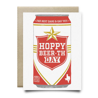 Hoppy Beer-thday Lone Star Card