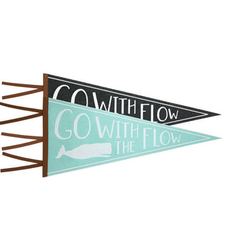 Last Call Go With The Flow Wall Pennant