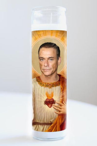 Last Call Jean Claude Van Damme Celebrity Saint Candle