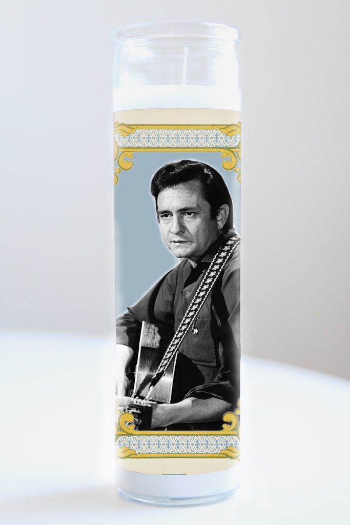 Johnny Cash Celebrity Saint Candle [2 Styles]
