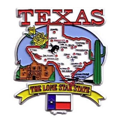 Texas Map Magnet