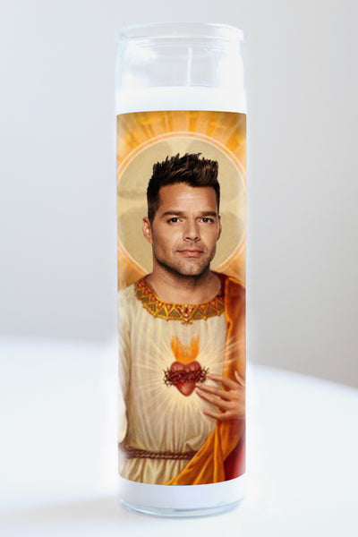 Last Call Ricky Martin Celebrity Saint Candle
