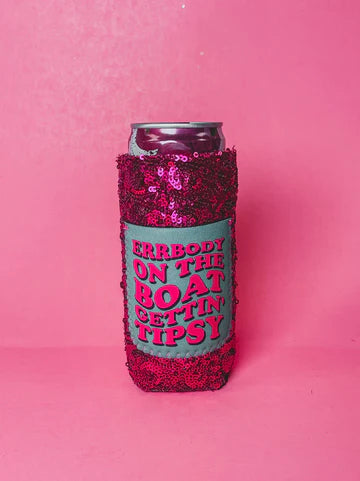 Sweet Sequin Pocket Skinny Can Holder [All Styles]