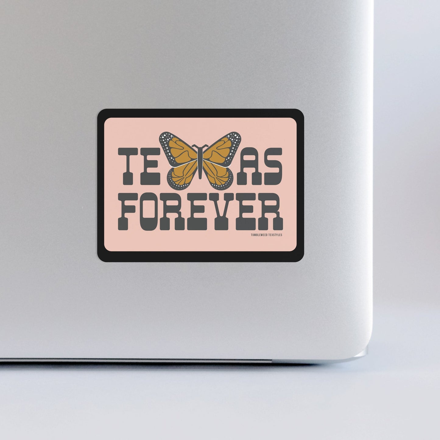 Texas Forever Butterfly Sticker