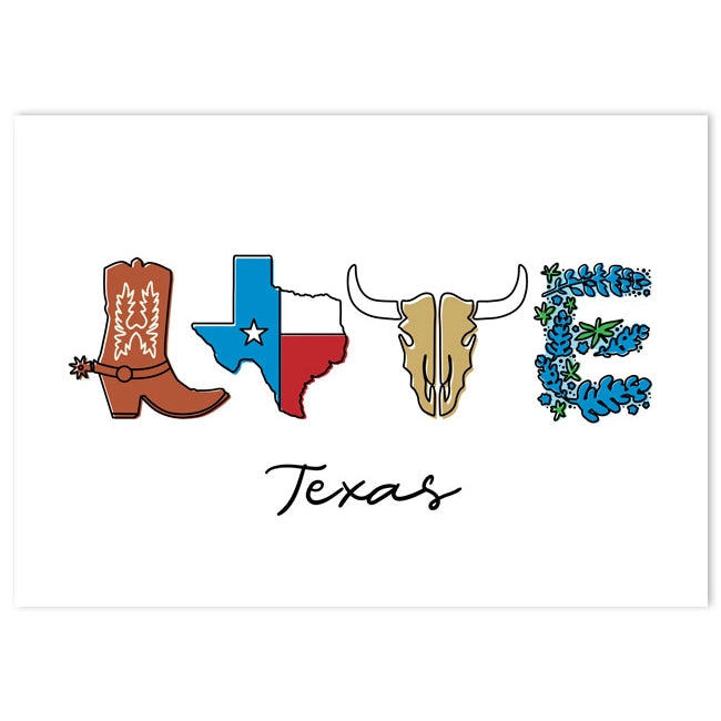 Texas Forever Postcard