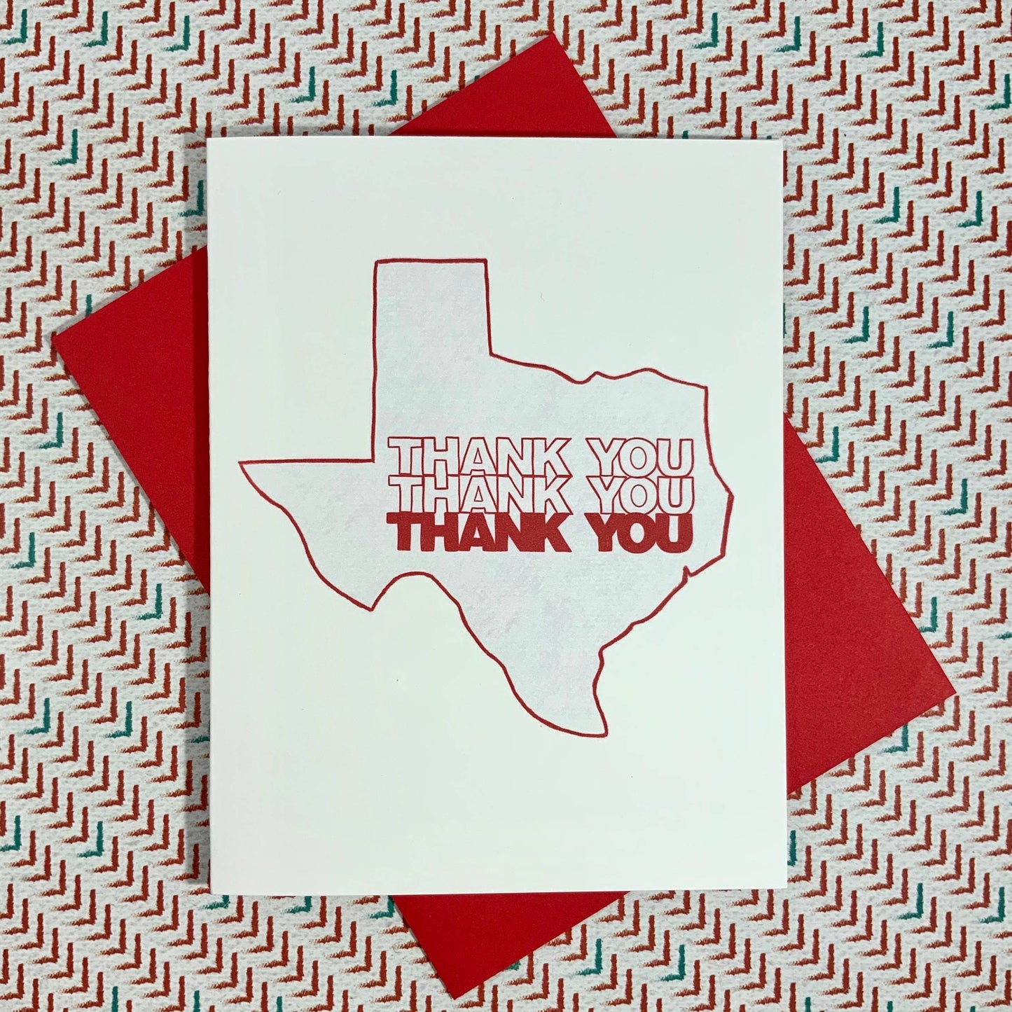 Texas Thank You Card