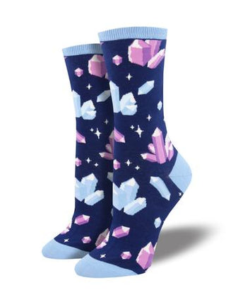 Navy Crystal Women's Socks