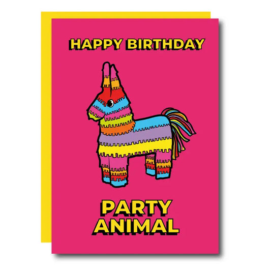 Last Call Happy Birthday Pinata Card