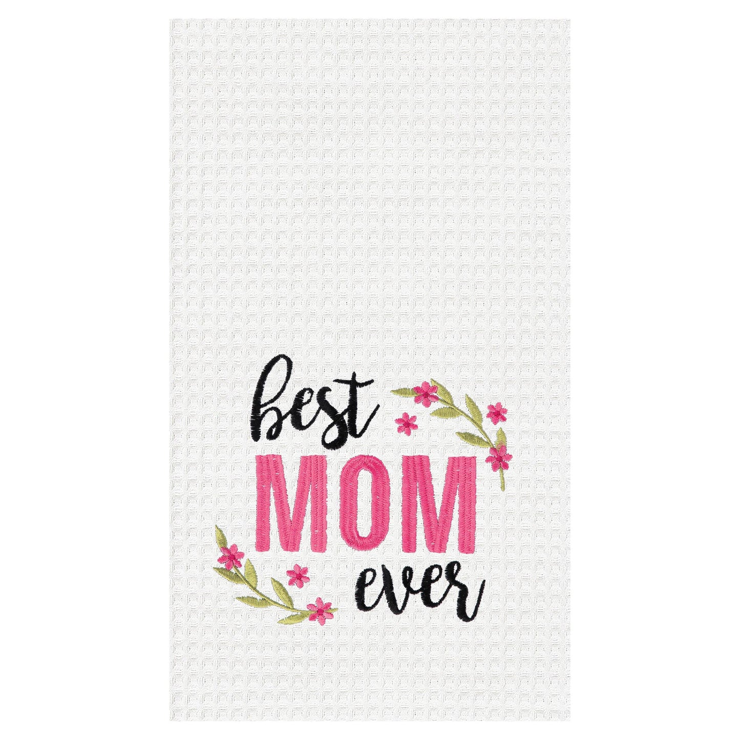Mom Embroidered Tea Towels [3 Styles]