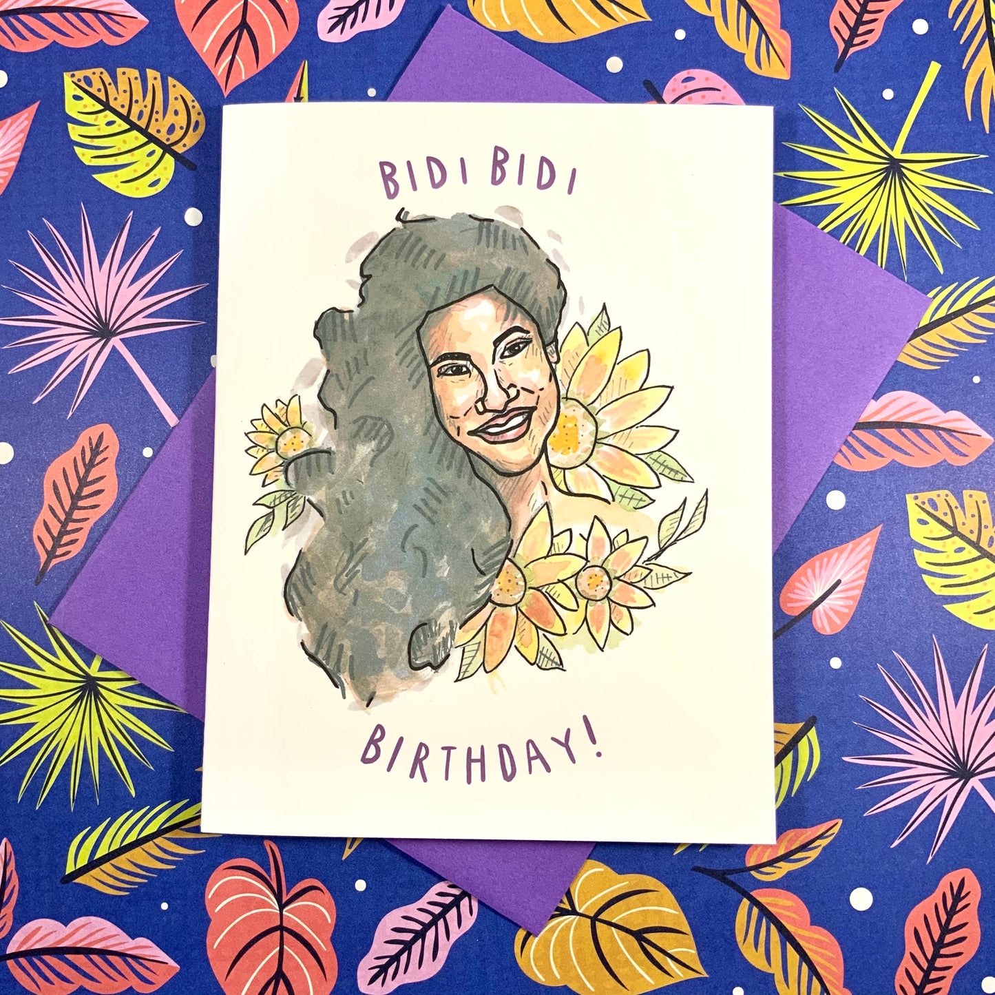 Bidi Bidi Birthday Selena Greeting Card