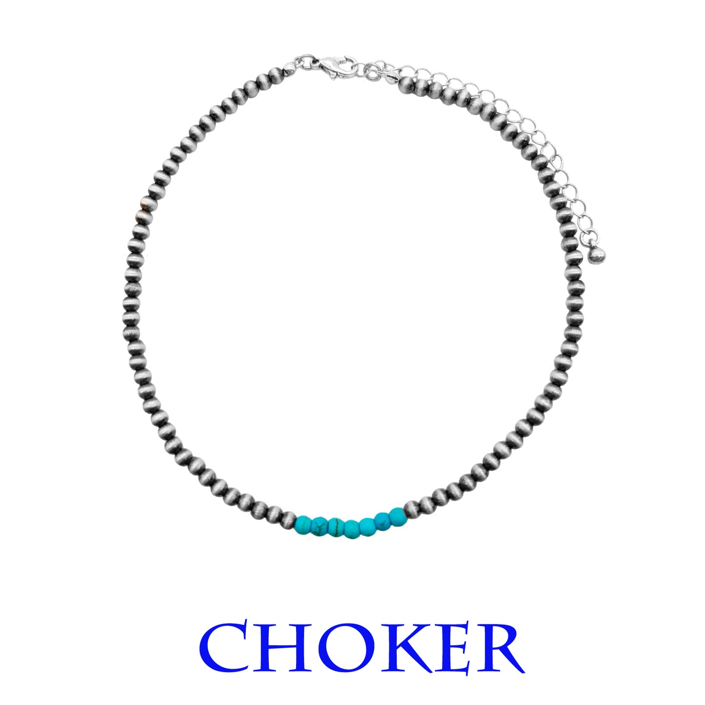 Last Call Navajo Pearl Choker [Turquoise]