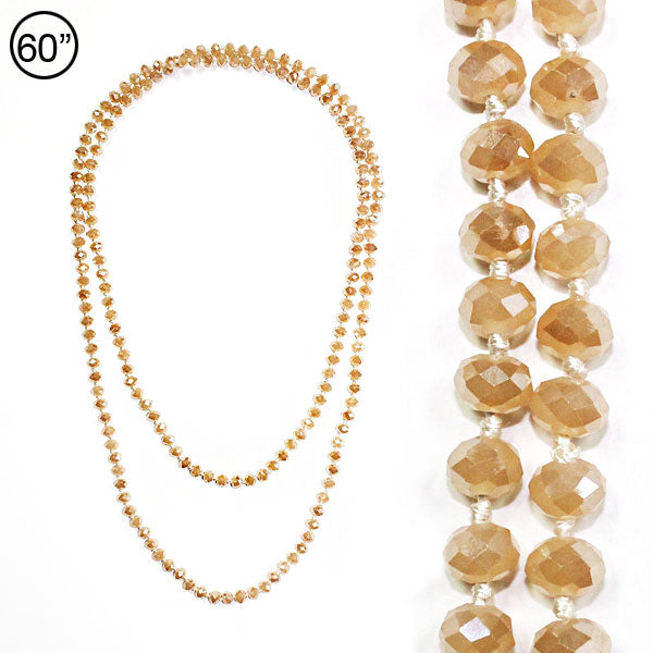 Double Down Bead Necklace [All Colors]