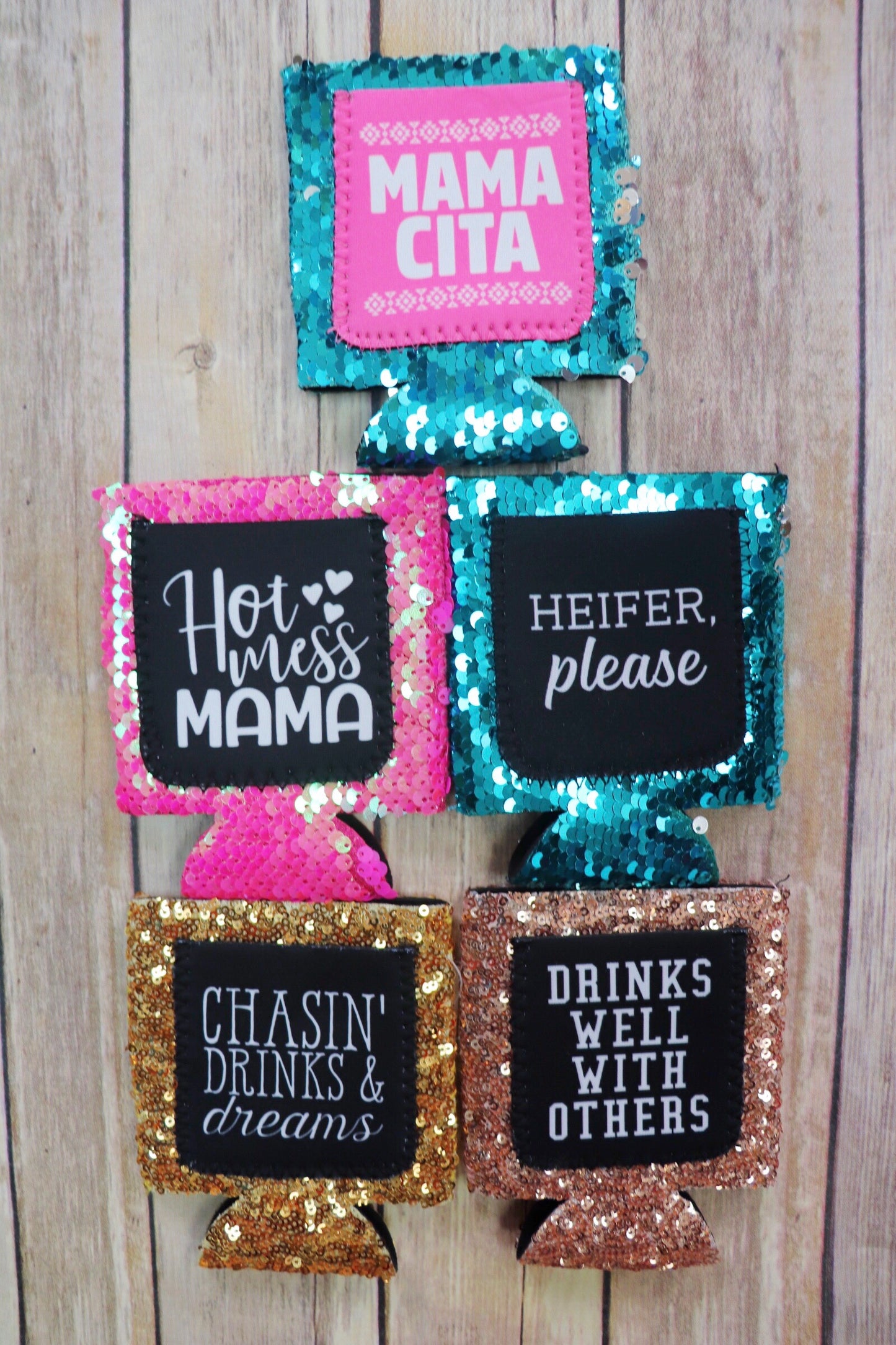 Sweet Sequins Pocket Can Holder [All Styles]