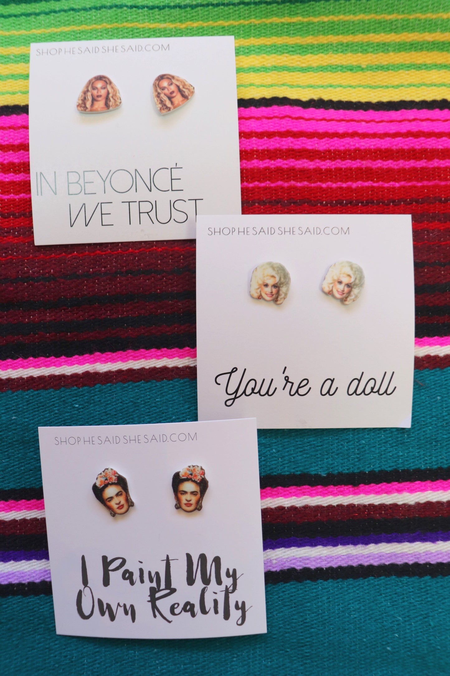 Girl Boss Celebrity Stud Earrings [4 Styles]