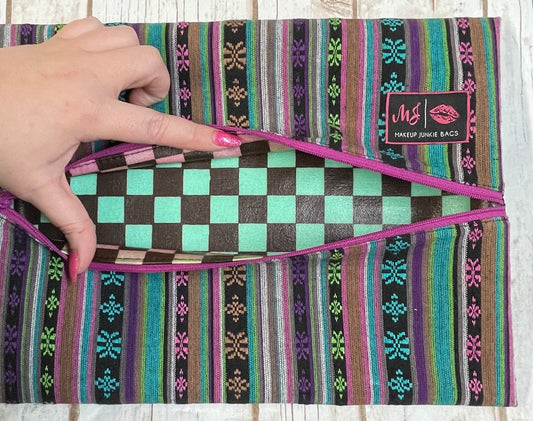 Luna Serape Makeup Junkie Bags [4 Sizes]