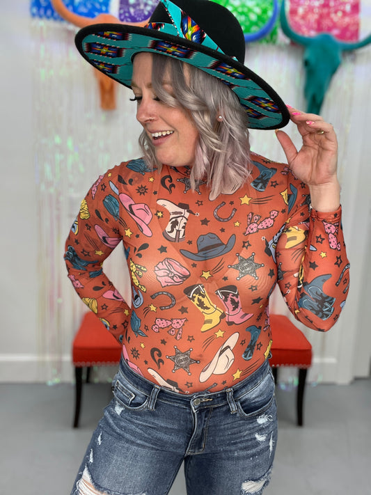 Last Call Girly Rodeo Bodysuit 2.0