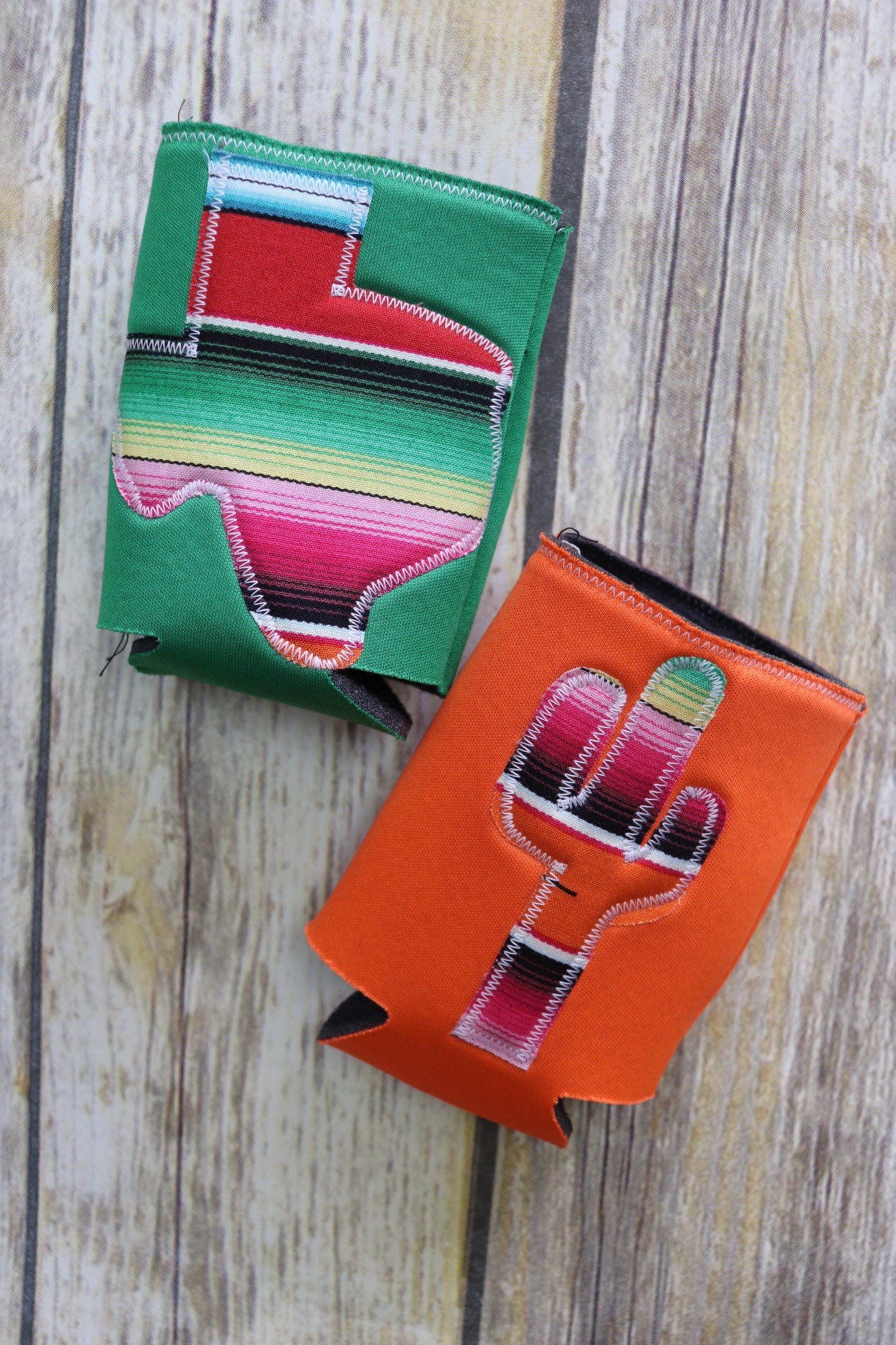 Agave Red Serape Can Holder
