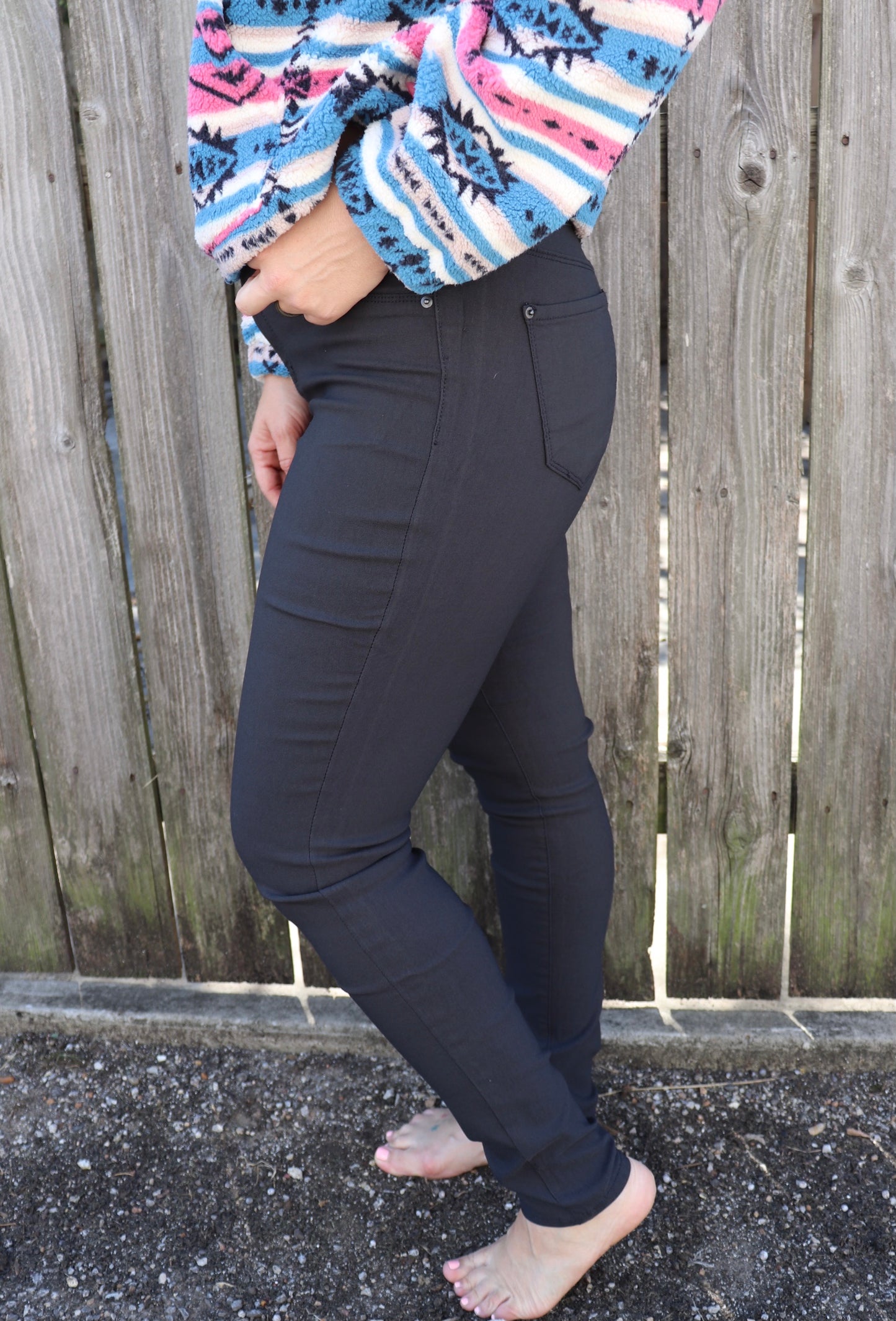 Last Call Queen Size Soulmate Skinny Pant [Steel]