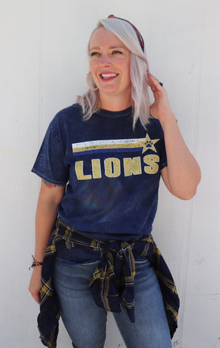 Lions Mineral Wash Tee