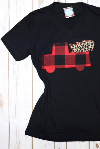 Truck & Tree Tee [Buffalo Plaid Mix]