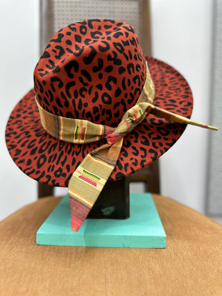 Primo Rust Mojave Leopard Panama Hat
