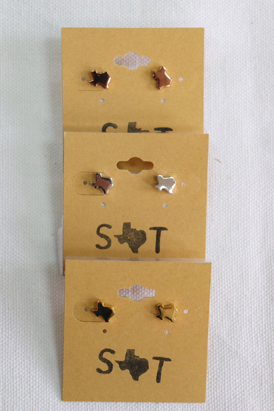 Mini Texas Stud Earrings [3 Colors]