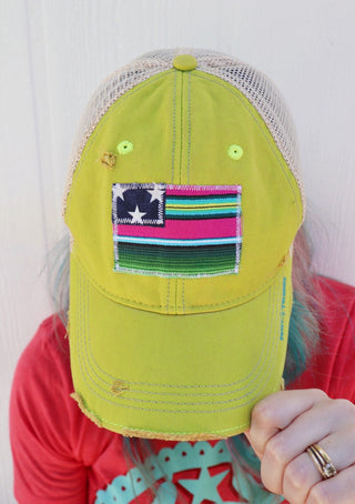 Rita Serape Flag Trucker Hat