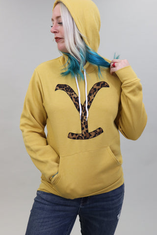 Big Cat Leopard Branded Hoodie