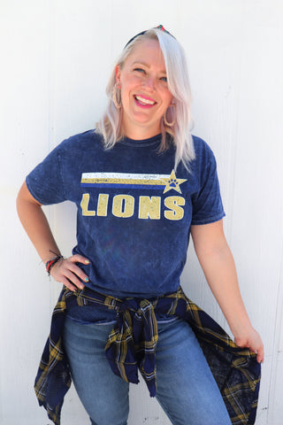 Lions Mineral Wash Tee