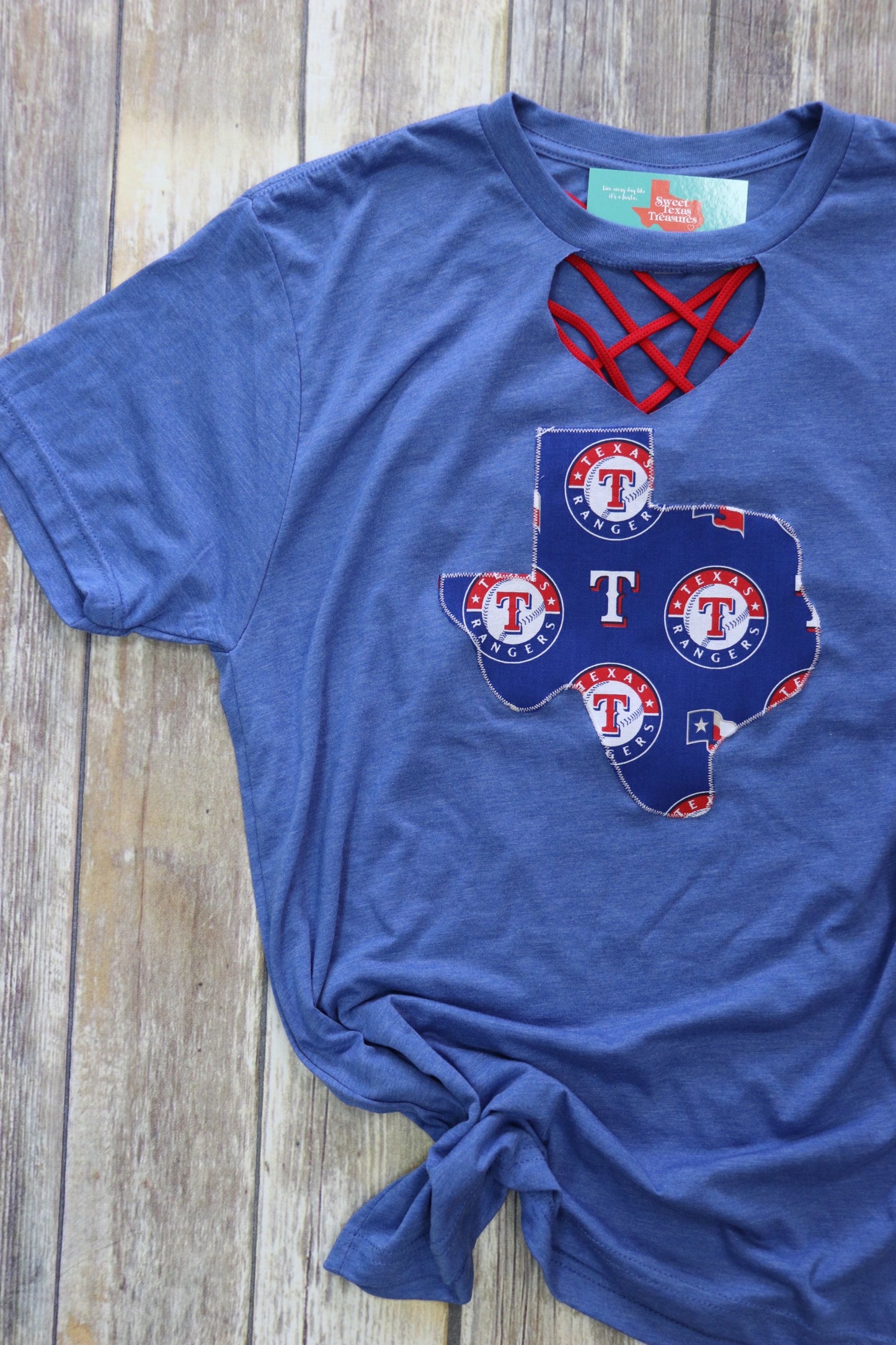 Texas Baseball Key Hole Tee [Large Texas]