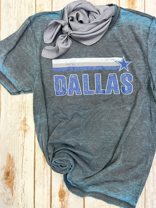 *Special Order* Retro Dallas Acid Wash Tee