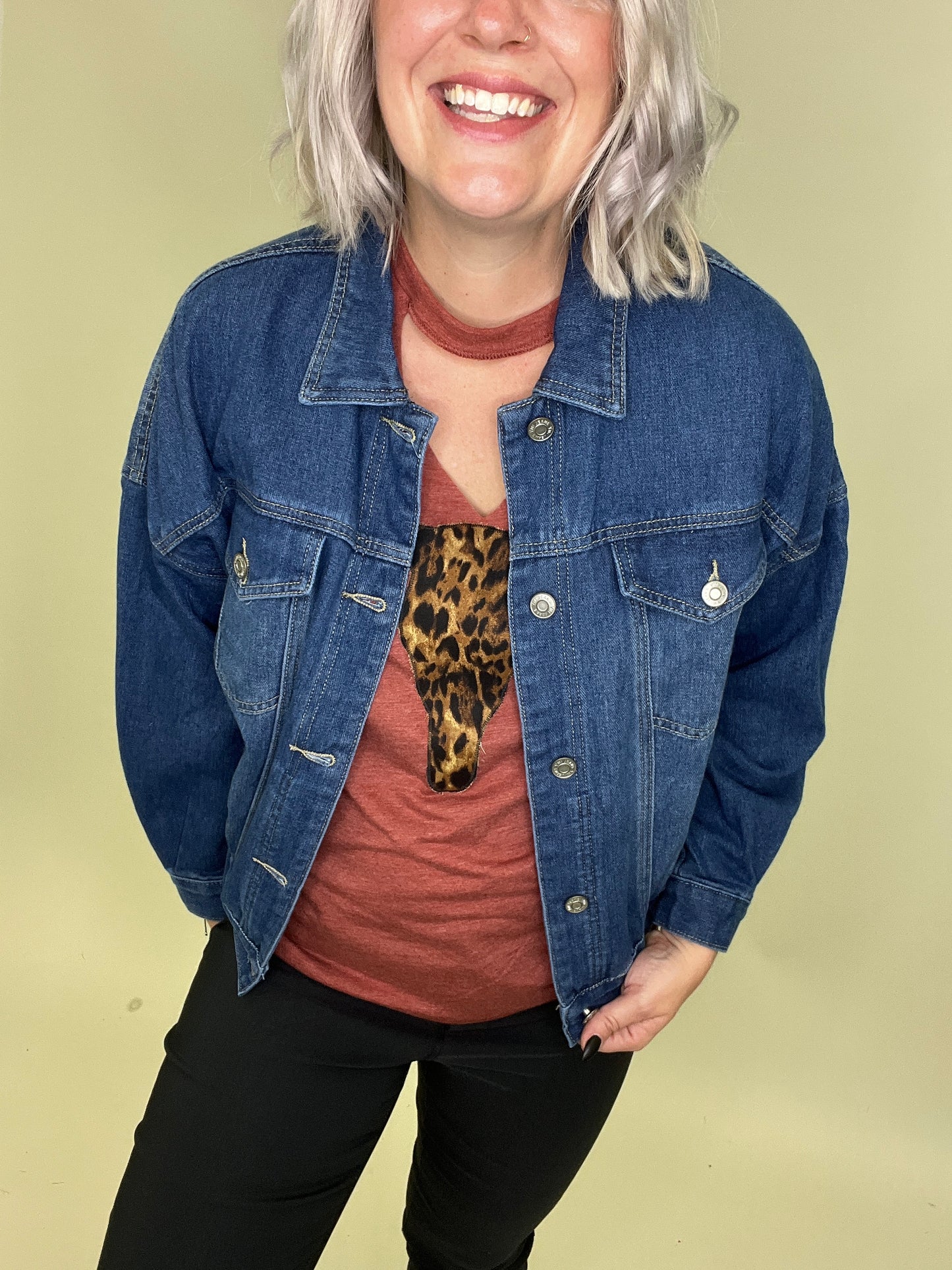 Retro Denim Jacket [Medium Wash]