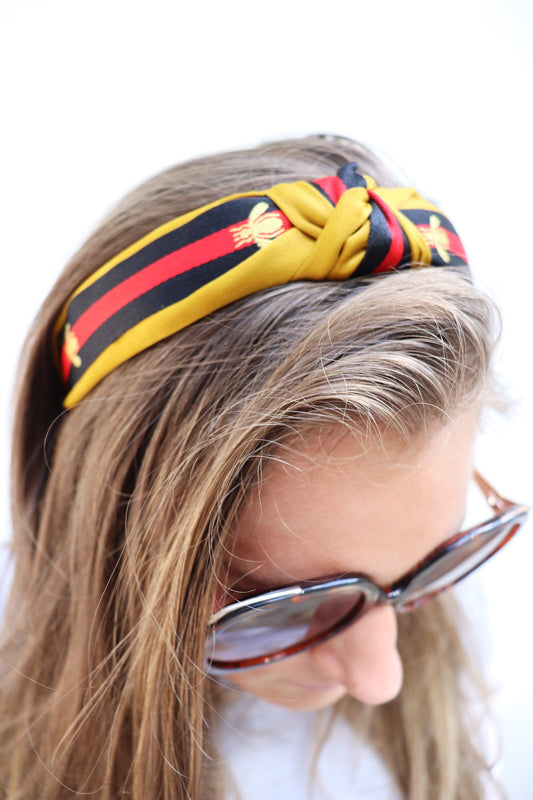 Red & Green Stripe Headband [3 Colors]