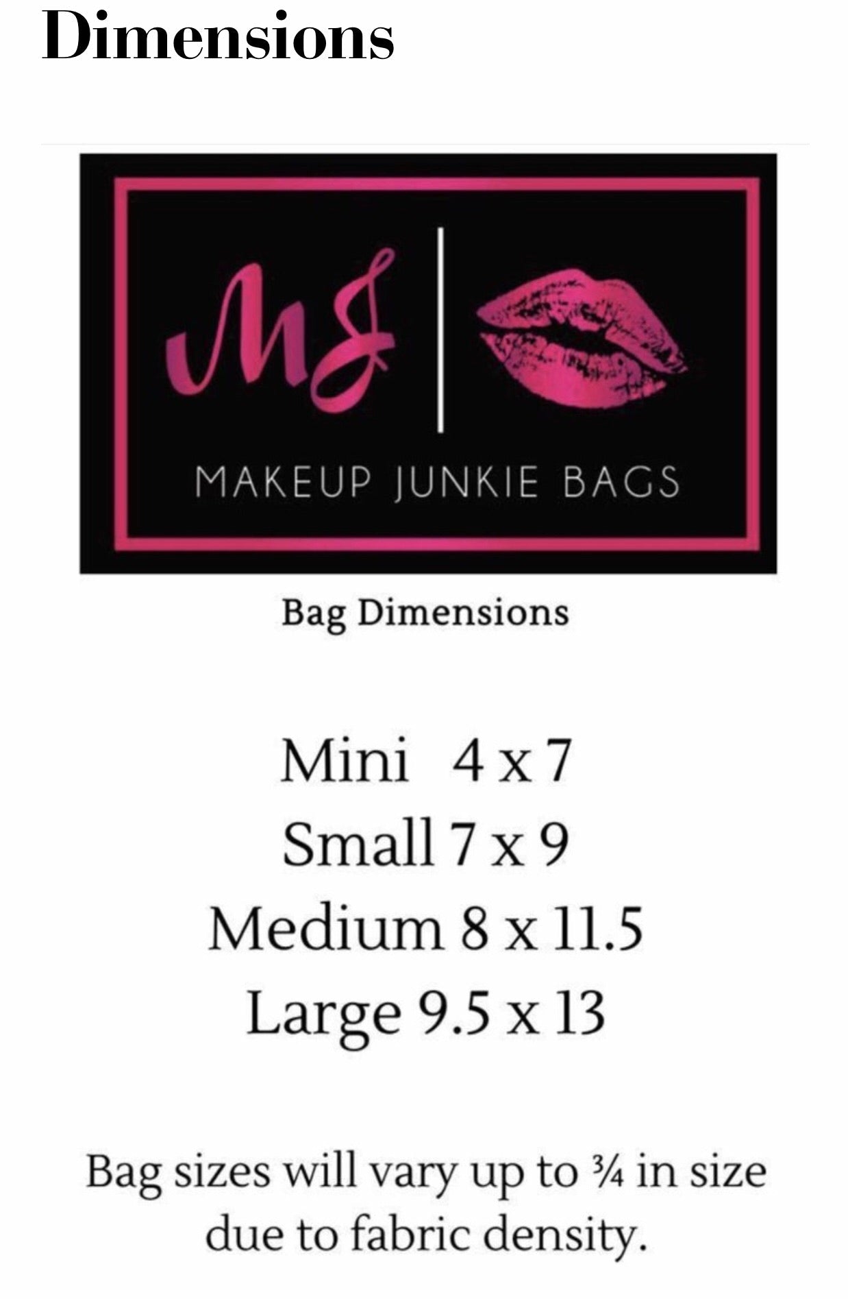 Luna Serape Makeup Junkie Bags [4 Sizes]
