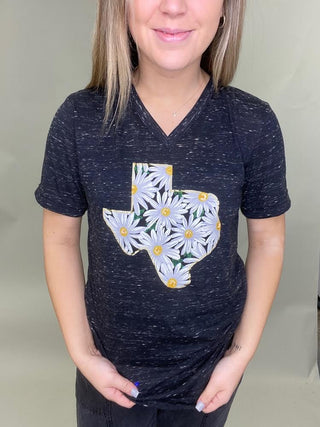 Daisy Texas V-Neck Tee