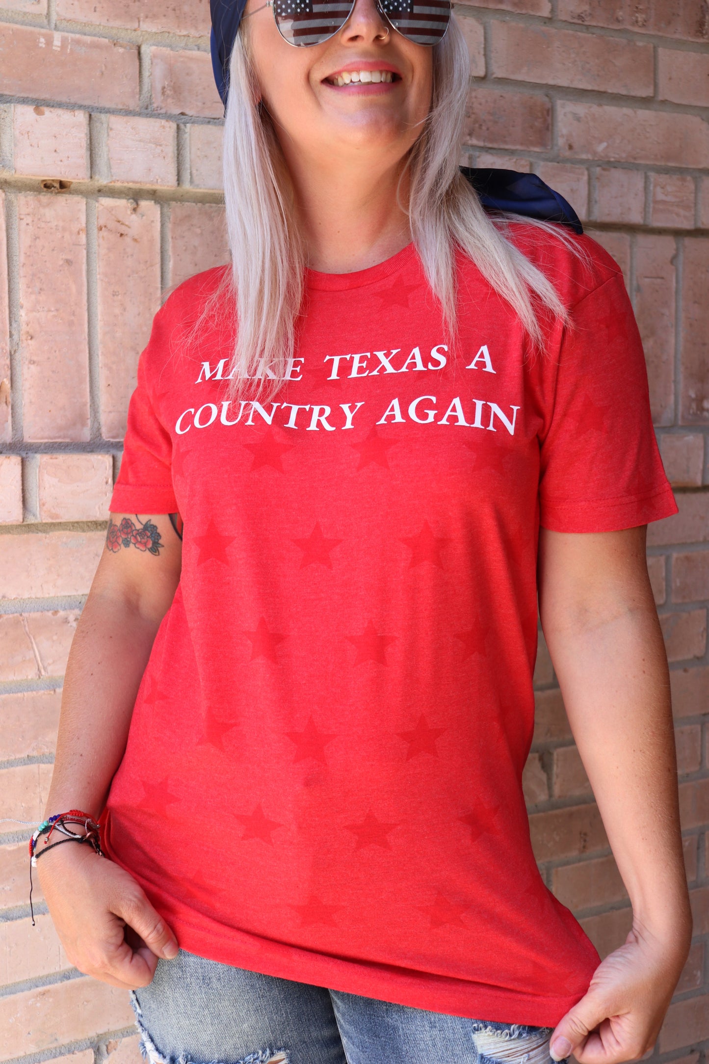 Make Texas a Country Star Tee [Red]