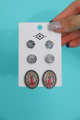 Our Lady of Guadalupe Earring Set