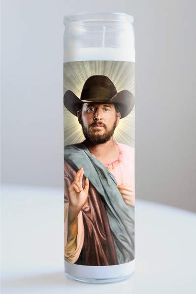 Rip Celebrity Saint Candle