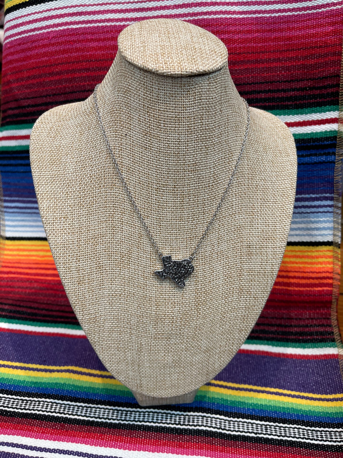 Druzy Metal Texas Necklace [2 Colors]