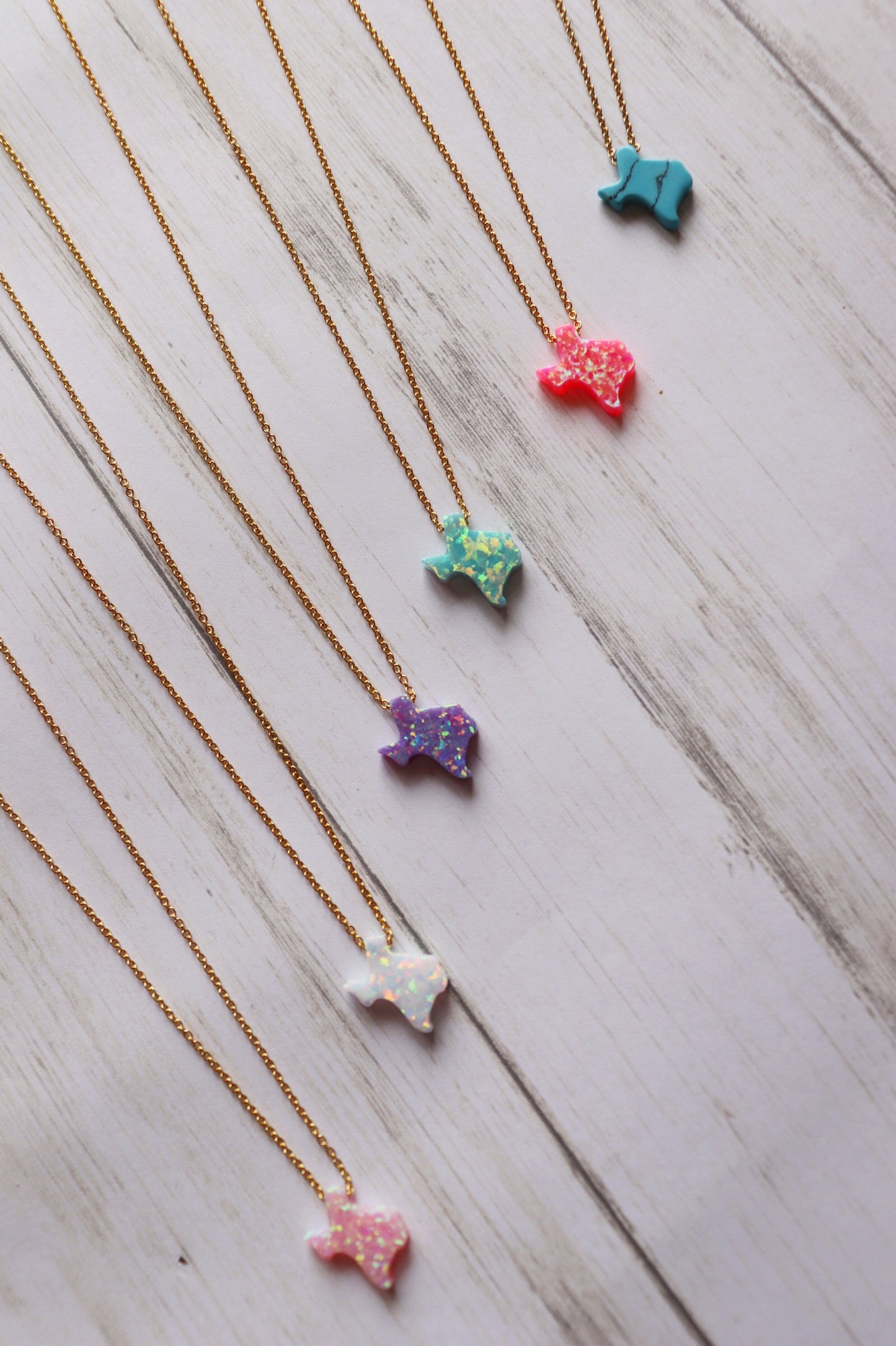 Opal Texas Necklace [5 Colors]