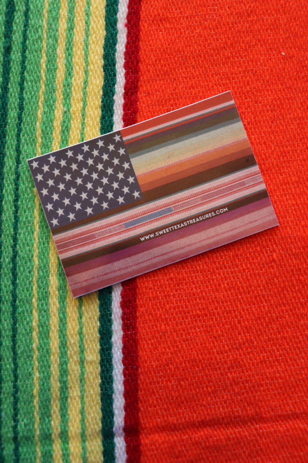 Salsa Serape Flag Sticker – Sweet Texas Treasures