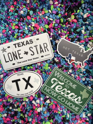 Last Call Texas or Bust Stickers [4 styles]