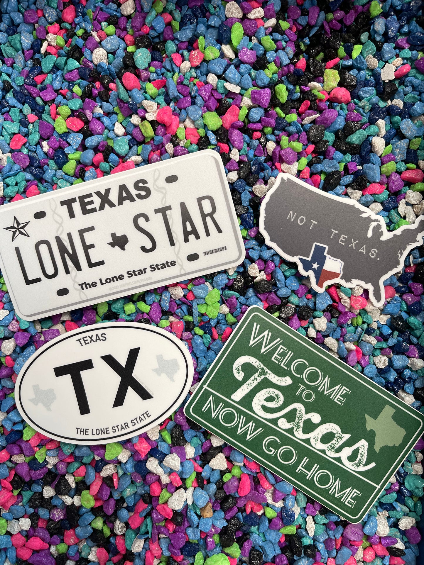 Texas or Bust Stickers [4 styles]