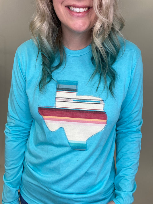Dulce Serape Long Sleeve Tee