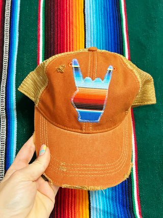 *LIMITED EDITION* For the H Serape Dirty Trucker Hat